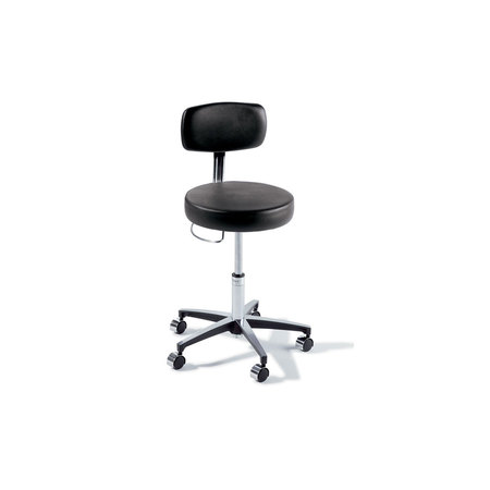 GRAHAM-FIELD 277 Basic Stool, w/ Back, Pneumatically Adjustable, Robust Brown 277-001-852